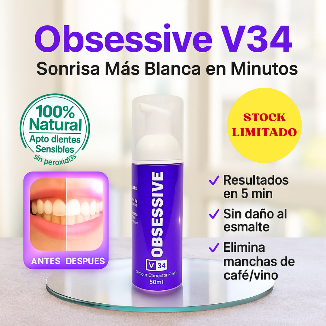 PASTA DENTAL BLANQUEADORA OBSESSIVE V34